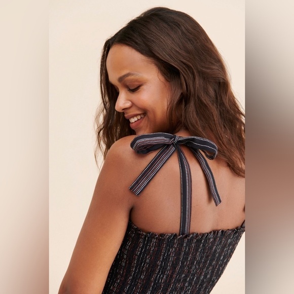 Hatch Black Striped Maternity Jumpsuit - Picture 6 of 9